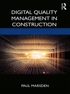 cover image of Digital Quality Management in Construction